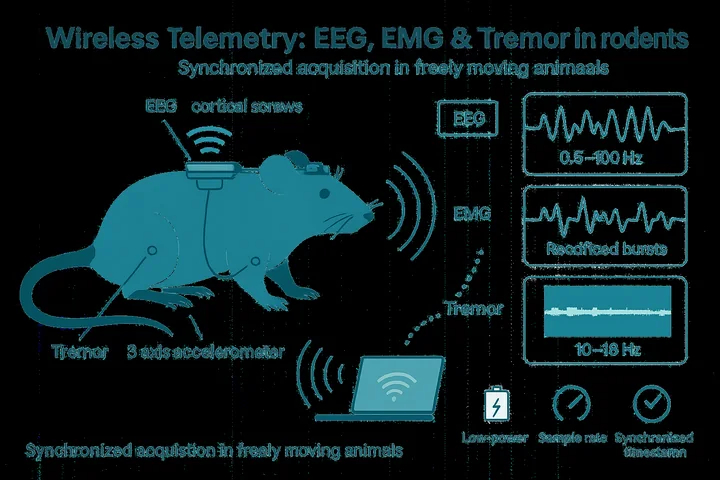 Wireless electrophysiology illustration from the MuriPhys services deck