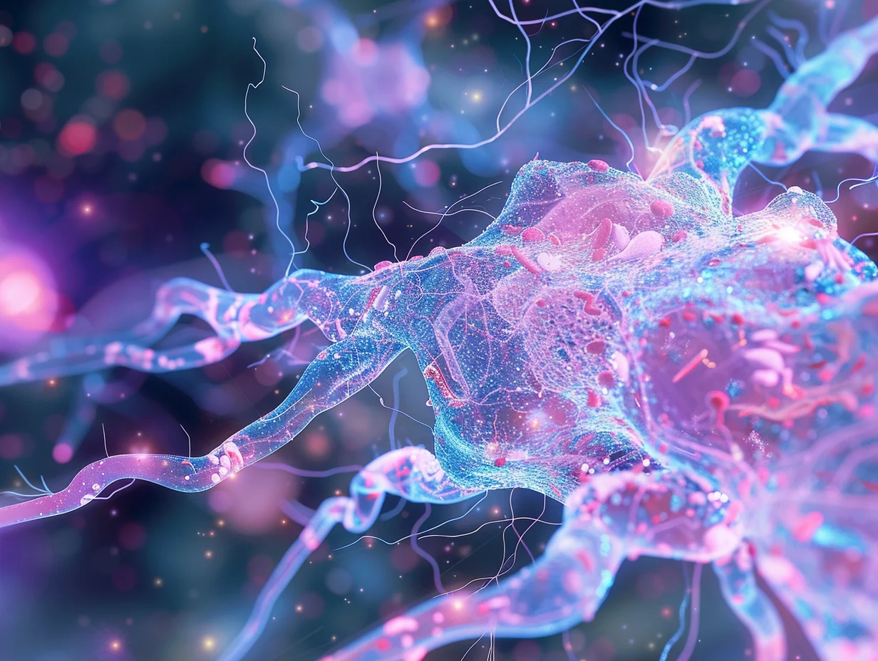 Neuron illustration from the MuriPhys scientific collection